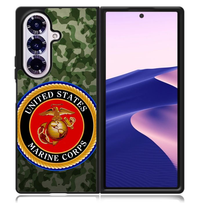 Us Marine Corps Usmc Case Samsung Galaxy Z Fold 7 Case DC1935