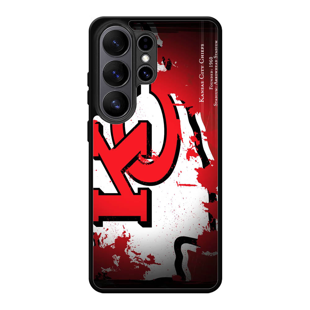 Kansas City Chiefs Case Samsung Galaxy S26 Ultra phone case with DC0965 design