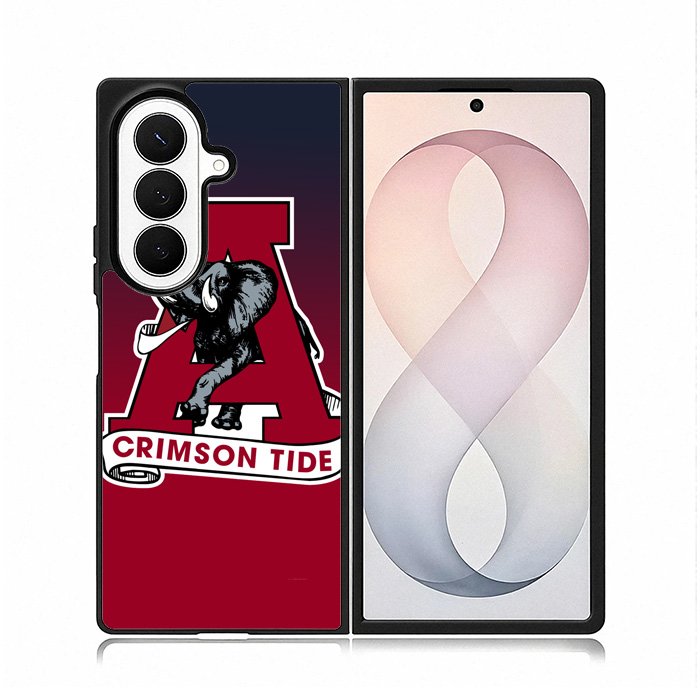 Alabama Crimson Tide Case Samsung Galaxy Z Fold 8 Ultra Case DC0038