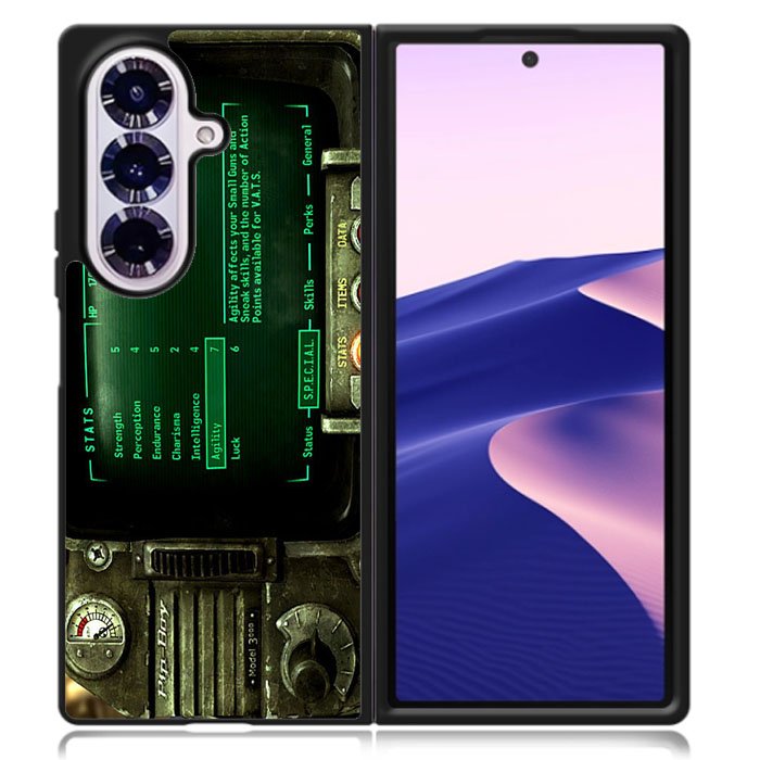 Fallout Pipboy 3000 Cute Special Case Samsung Galaxy Z Fold 7 Case DC0618