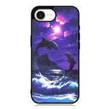 Purple Night Dolphins Beautiful Case iPhone 16e Case DC1522