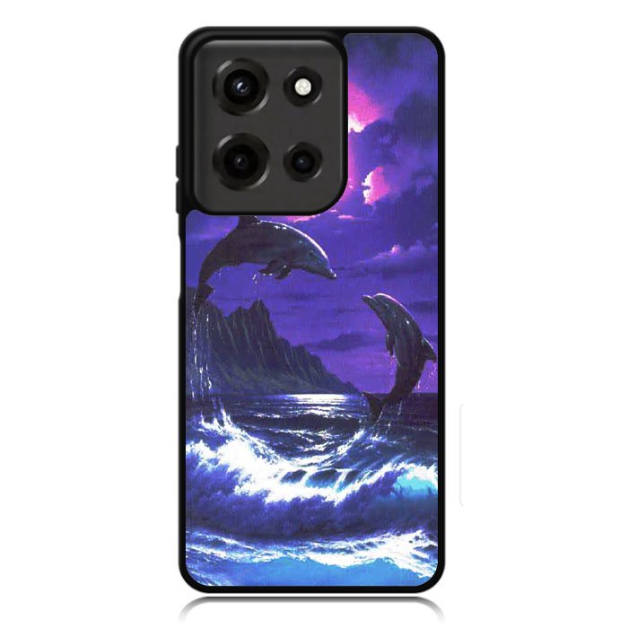 Purple Night Dolphins Beautiful Case Motorola Moto G Power 5G 2025 DC1522