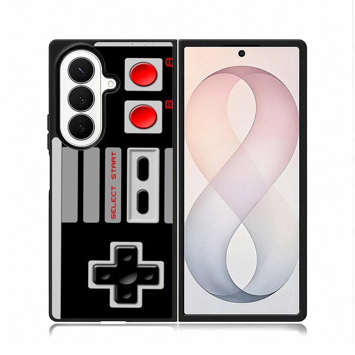 Classic Retro Nintendo Game Controller Case Samsung Galaxy Z Fold 8 Ultra Case DC0363