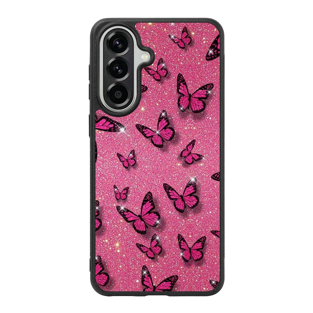 Butterfly Glitter Samsung Galaxy A57 Case DC0277