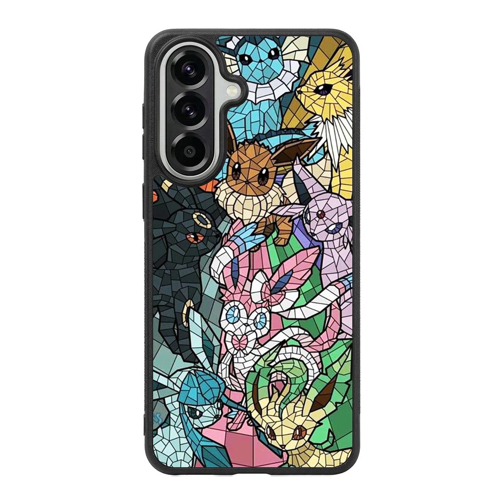 Pokemon Stained Glass Samsung Galaxy A57 Case DC1495