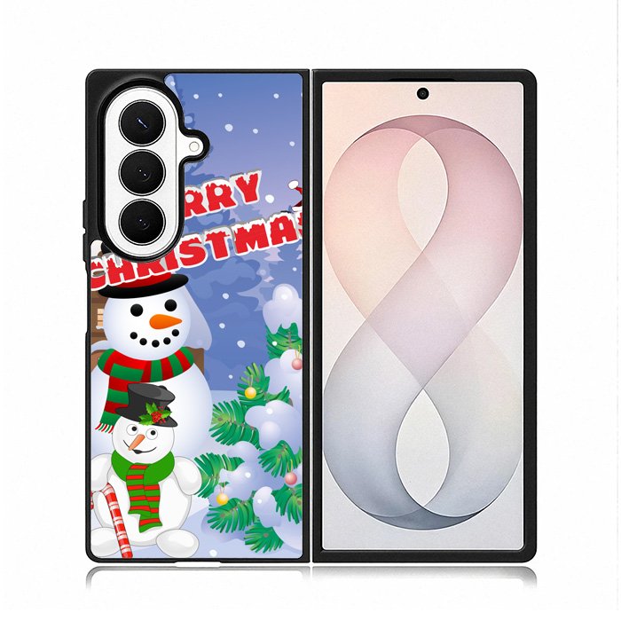 Christmas Snowman Gift Case Samsung Galaxy Z Fold 8 Ultra Case DC0344