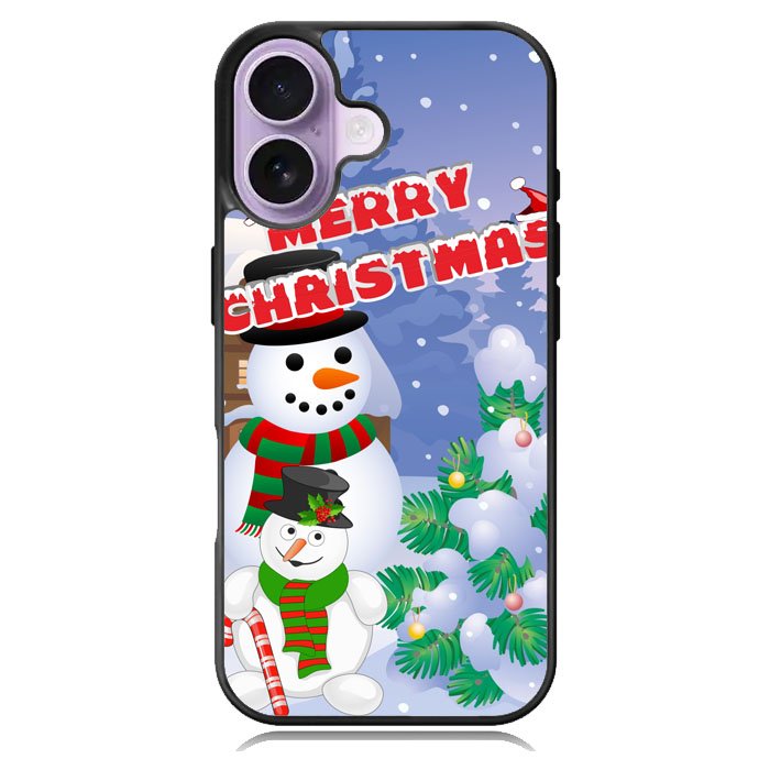 Christmas Snowman Gift Case iPhone 16 Case DC0344