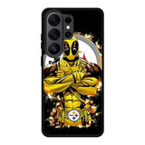 Pittsburgh Steelers Deadpool Samsung Galaxy S26 Ultra phone case