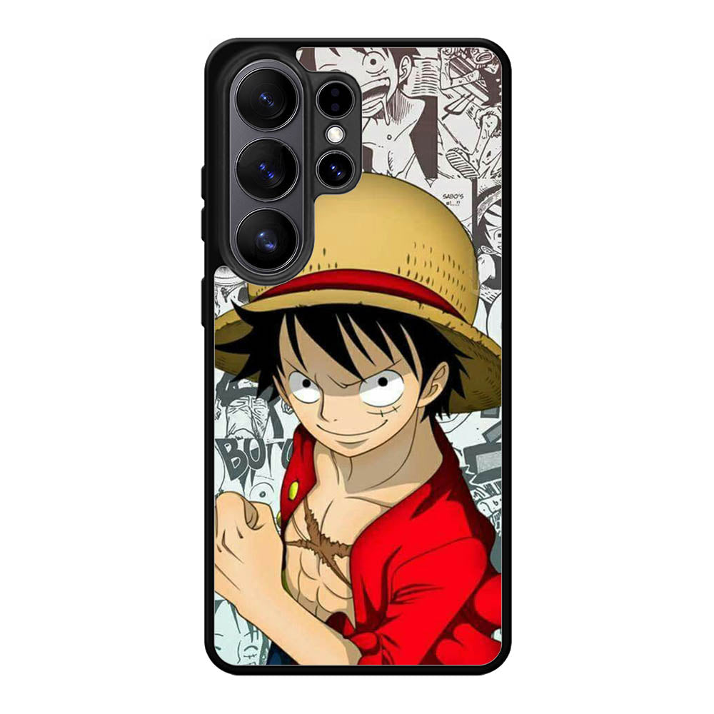 One Piece Luffy Comis Samsung Galaxy S26 Ultra Case DC1364