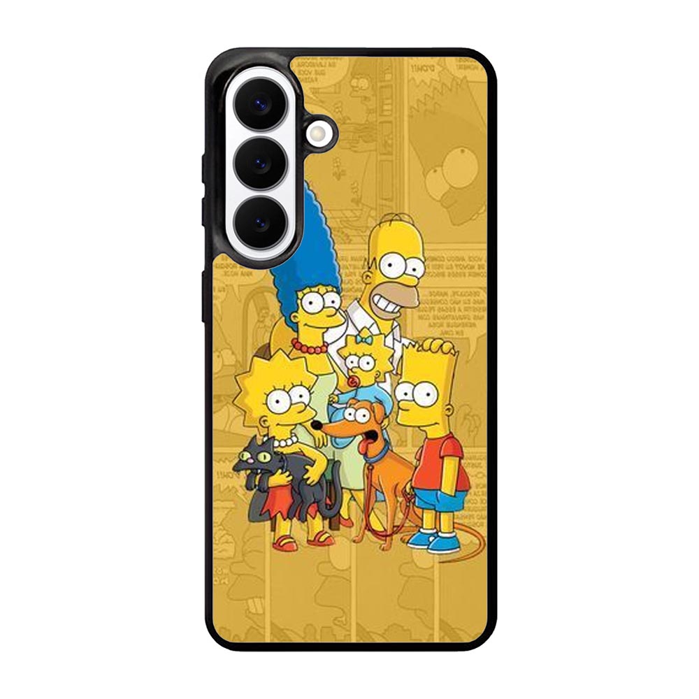 The Simpsons Samsung Galaxy S26 Plus phone case with DC1879 design