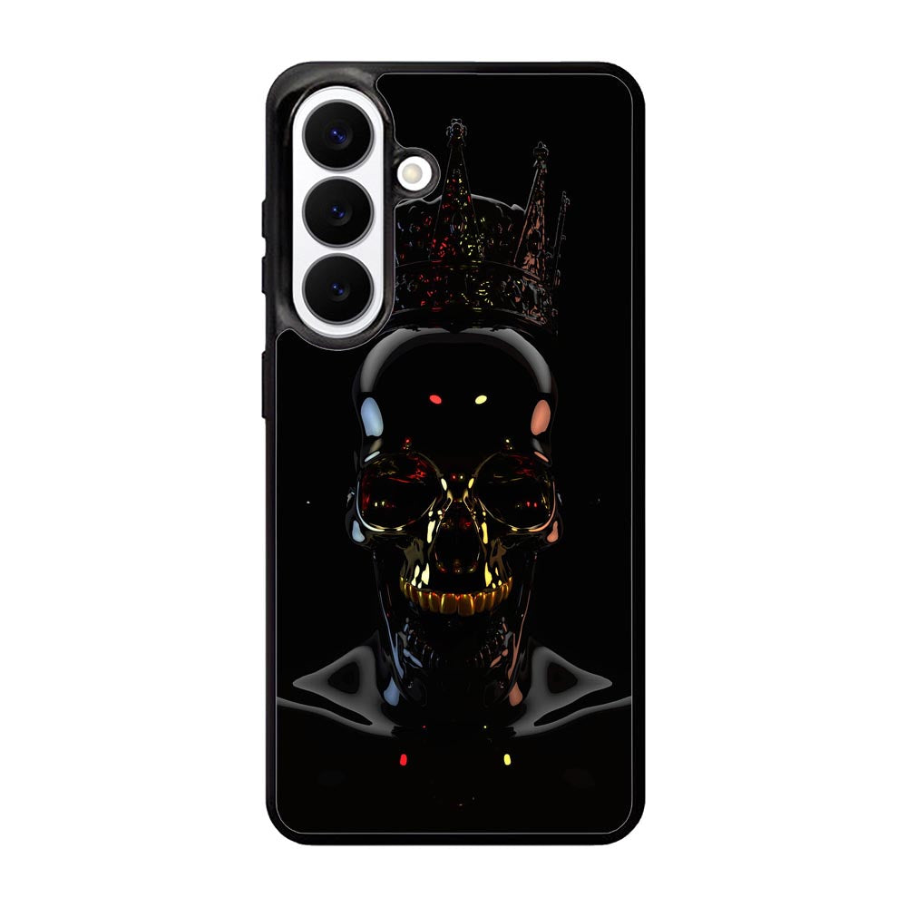 Skull Black Samsung Galaxy S26 Case DC1674