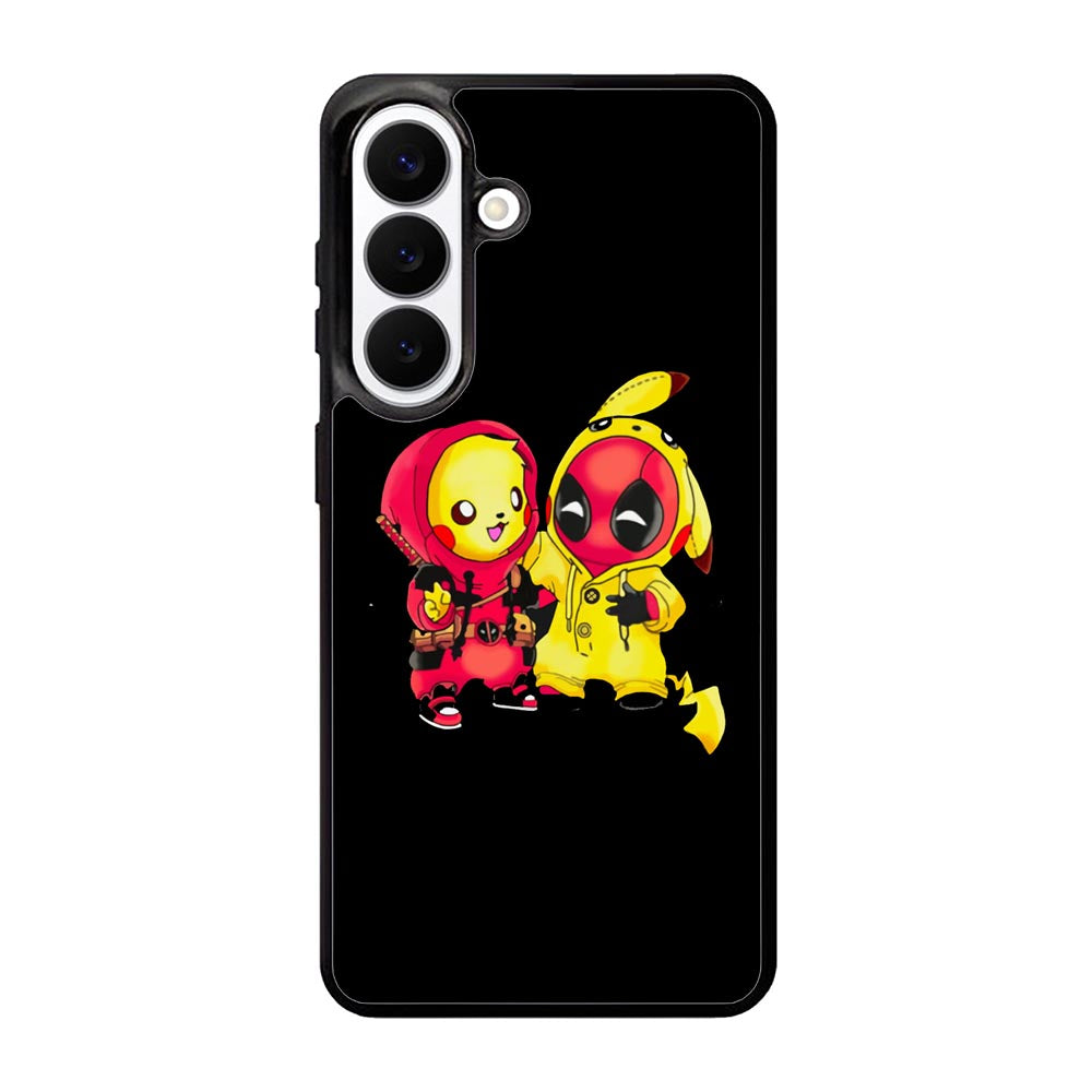 Pikachu Pokemon And Deadpool Samsung Galaxy S26 Plus phone case