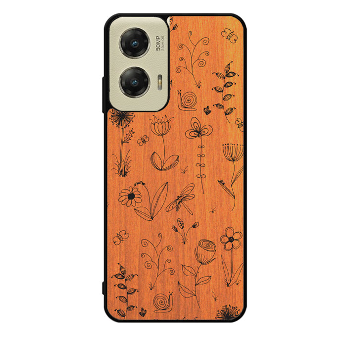 Botanical Plants Wood Motorola Moto G Stylus 5G 2024 Case