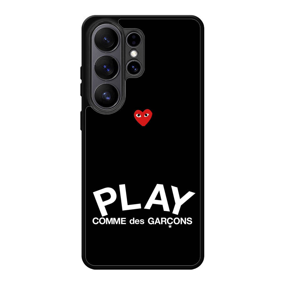 Comme Des Garcons Play X Samsung Galaxy S26 Ultra phone case with DC0379 design