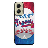 Atlanta Braves Logo 3rd Motorola Moto G Stylus 5G 2024 Case