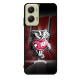 wisconsin badger logo Motorola Moto G Stylus 5G 2024 Case