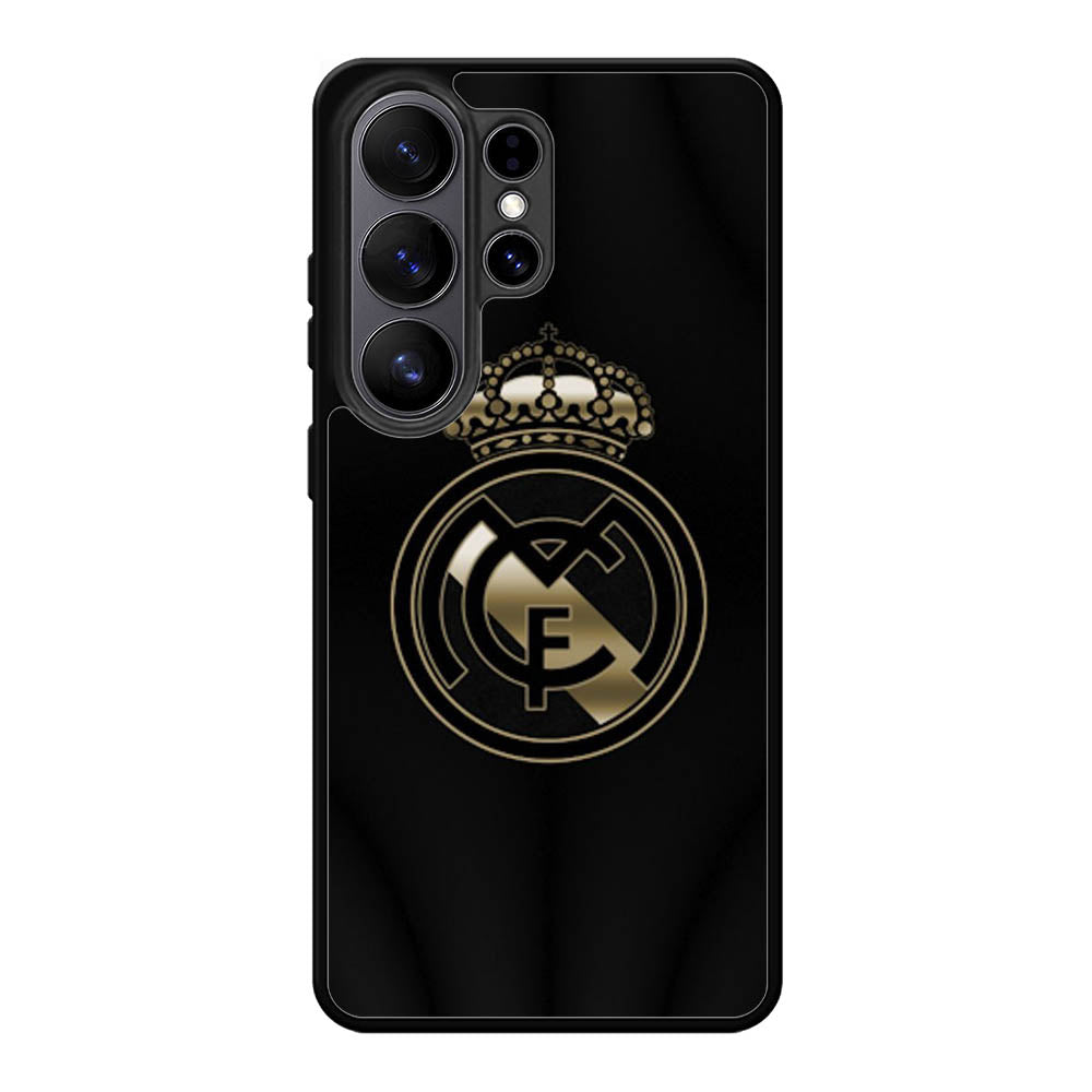 Real Madrid Gold Samsung Galaxy S26 Ultra phone case with DC1551 design