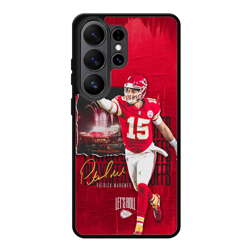 Patrick Mahomes Wallpaper Samsung Galaxy S26 Ultra Case DC1384