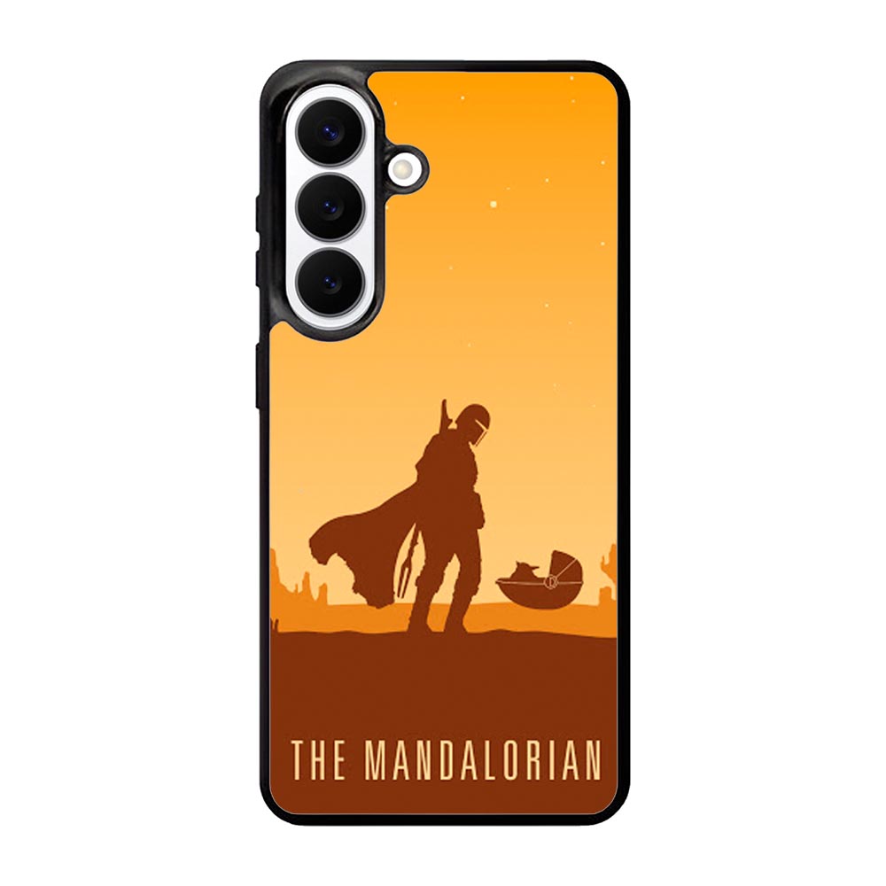 Baby Yoda And Mandalorian X Samsung Galaxy S26 Plus phone case with DC0128 design