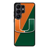 Miami Hurricanes Symbol XSamsung Galaxy S26 Ultra Case DC1140