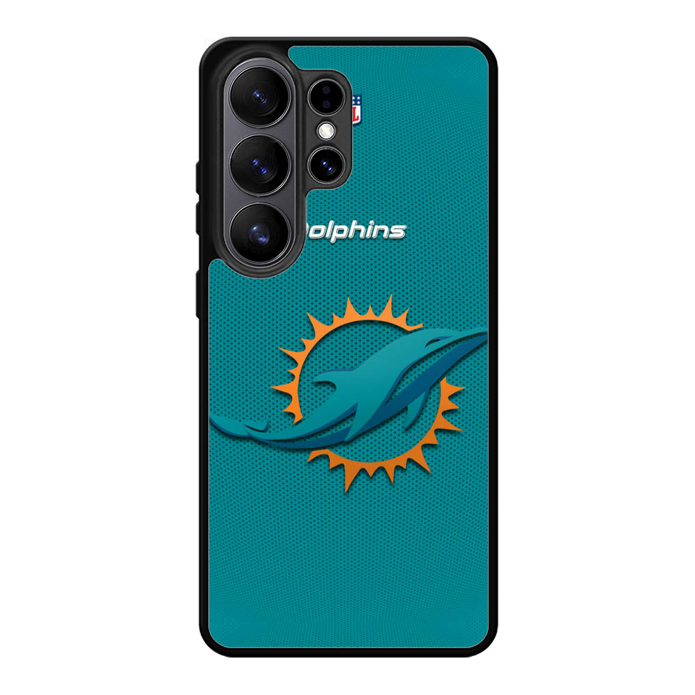 Miami Dolphins Nfl Logo XSamsung Galaxy S26 Ultra Case DC1136