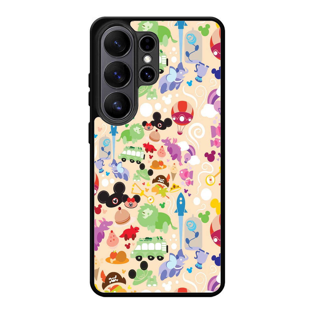 Cute Disney Background Samsung Galaxy S26 Ultra phone case