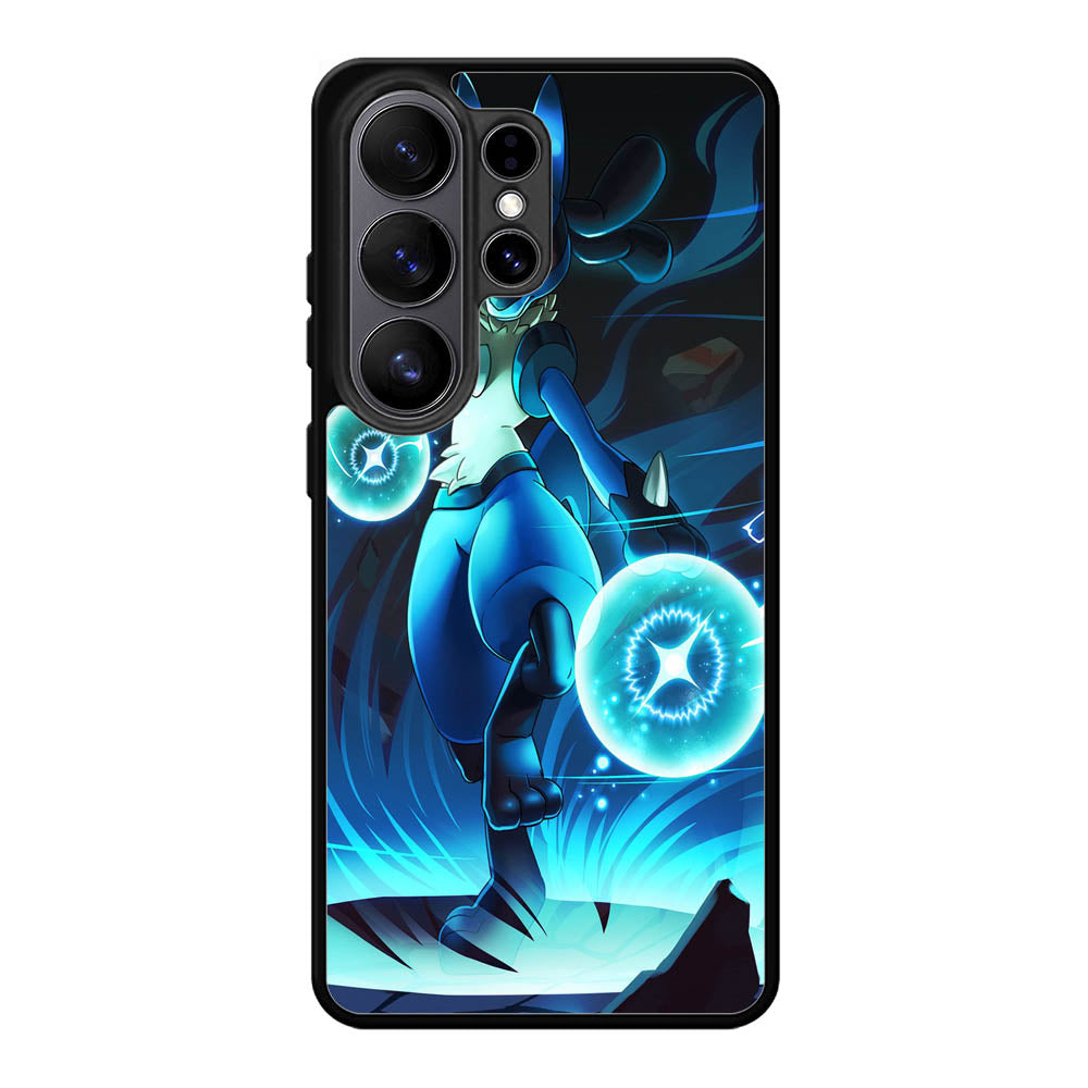 Pokemon Luxury Lucario Samsung Galaxy S26 Ultra phone case