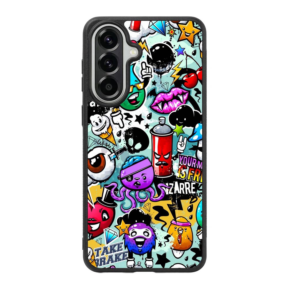 Cartoon Graffiti Samsung Galaxy A57 Case DC0293
