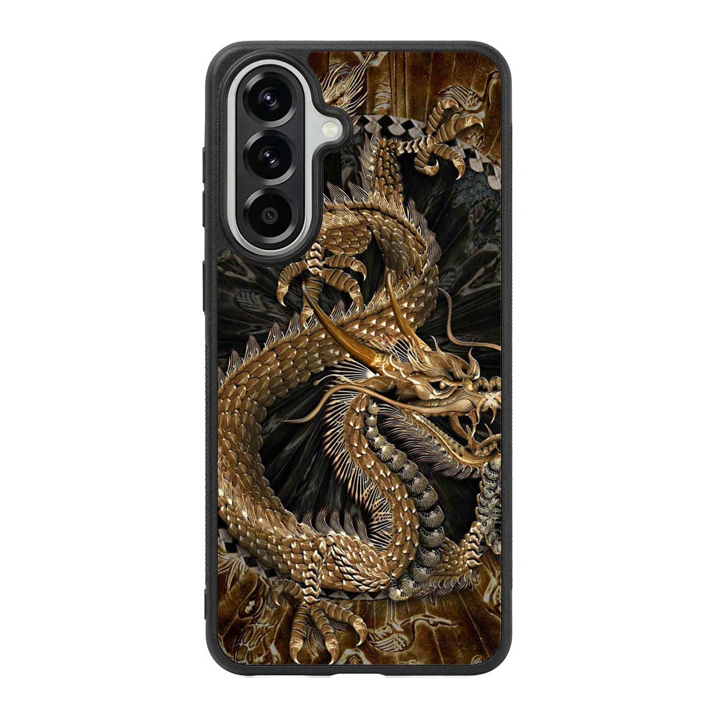 Black And Gold Dragon Samsung Galaxy A37 Case