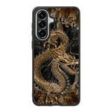 Black And Gold Dragon Samsung Galaxy A57 Case