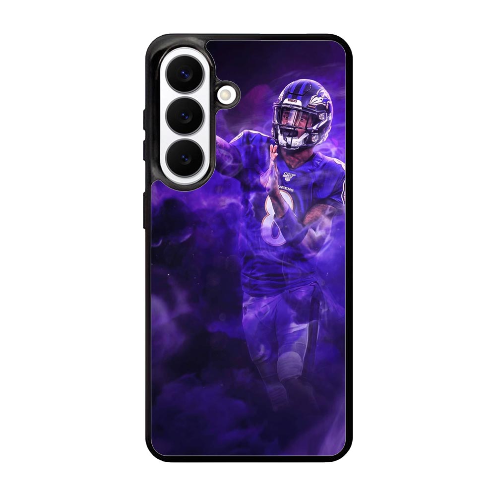 Lamar Jackson Smoke Samsung Galaxy S26 Plus Case DC1006
