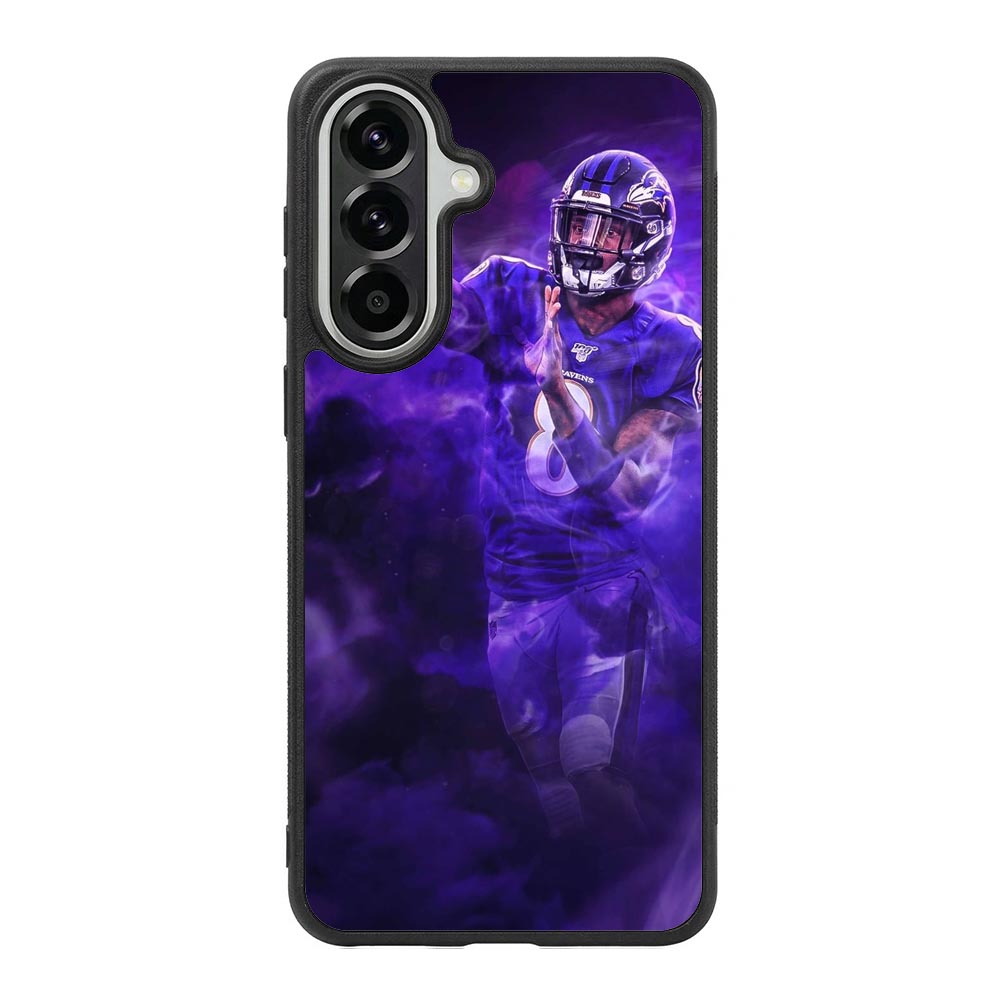 Lamar Jackson Smoke Samsung Galaxy A57 Case DC1006