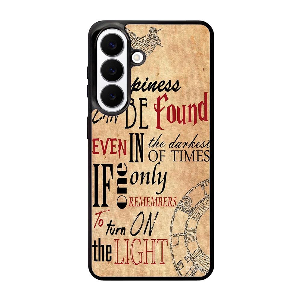 Harry Potter book quote Samsung Galaxy S26 phone case