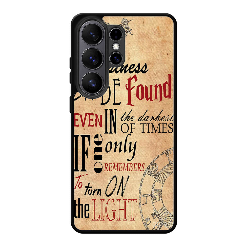 Harry Potter book quote Samsung Galaxy S26 Ultra Case