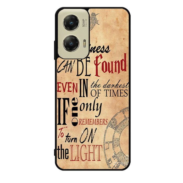 Harry Potter book quote Motorola Moto G Stylus 5G 2024 Case