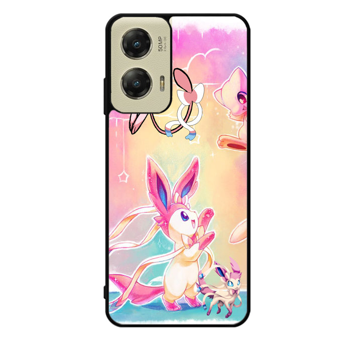 Pokemon Sylveon And Mew Motorola Moto G Stylus 5G 2024 Case