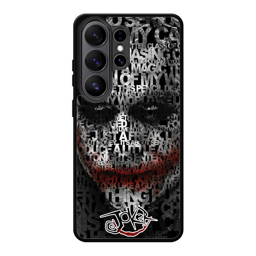 Joker Typography Quotes Samsung Galaxy S26 Ultra Case DC0946