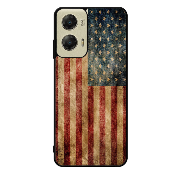 Vintage American Flag Motorola Moto G Stylus 5G 2024 Case