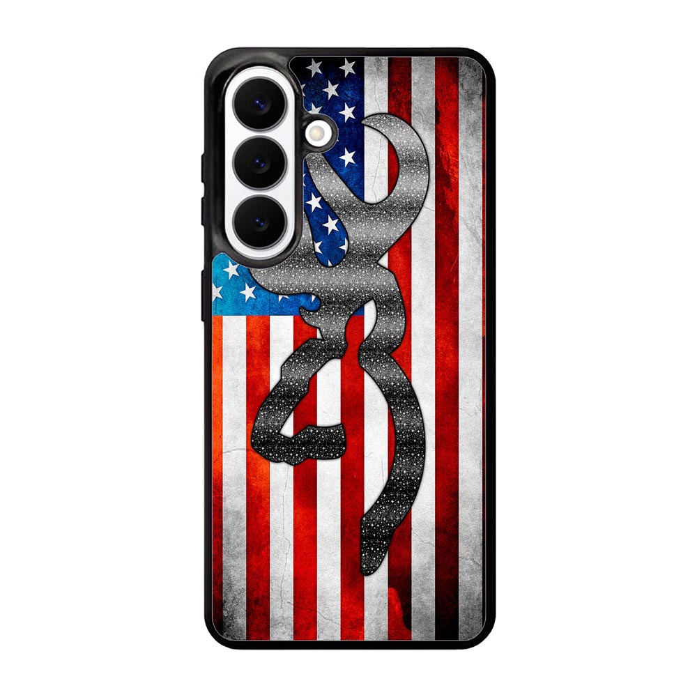 Camo American Flag 1st Samsung Galaxy S26 Plus phone case