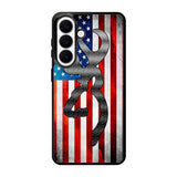Camo American Flag 1st Samsung Galaxy S26 Plus phone case