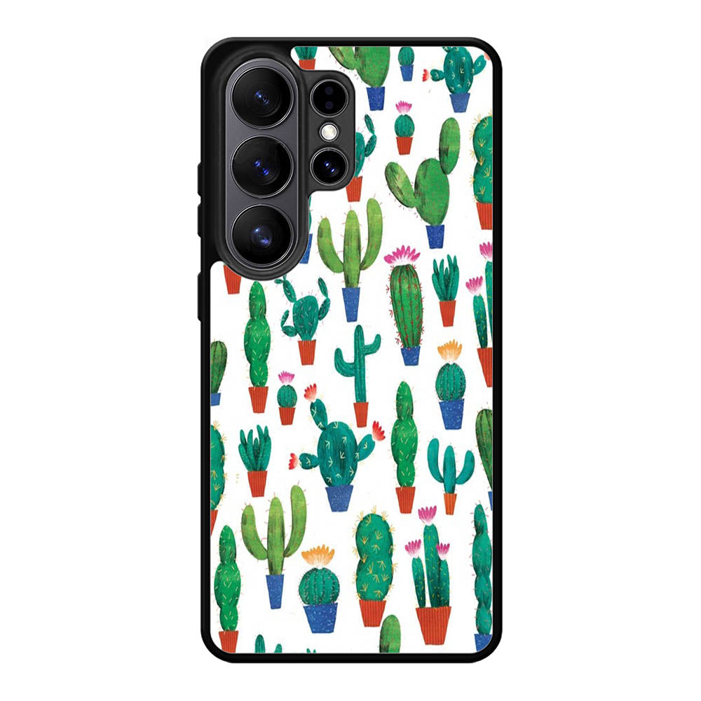 New Cactus Pattern Samsung Galaxy S26 Ultra phone case with DC1240 design
