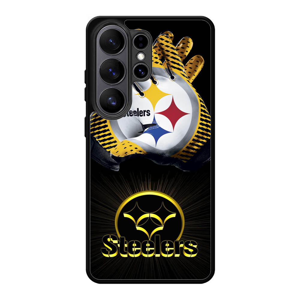 Pittsburgh Steelers Gold Case Samsung Galaxy S26 Ultra phone case with DC1442 design