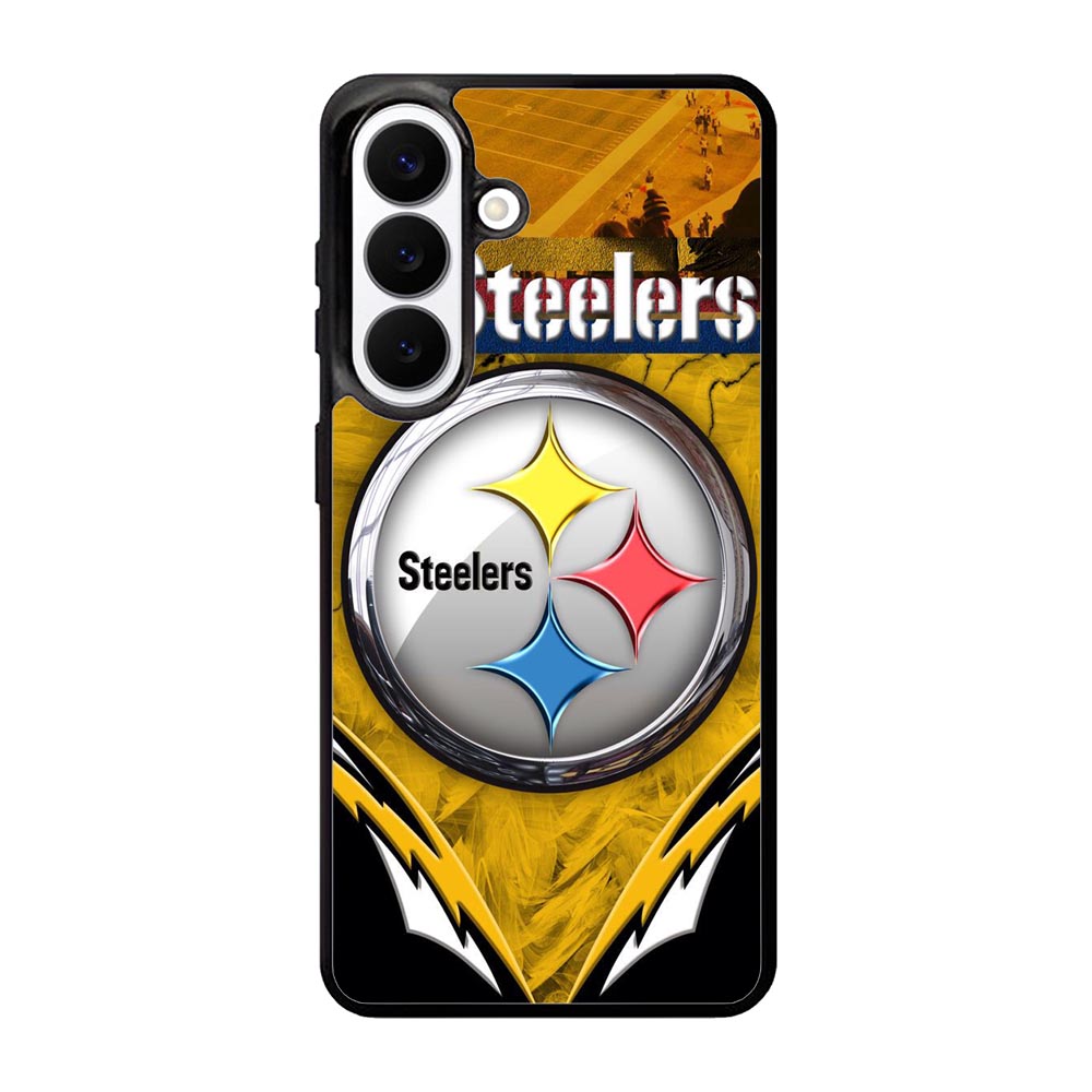 Pittsburgh Steelers Samsung Galaxy S26 phone case with DC1444 design