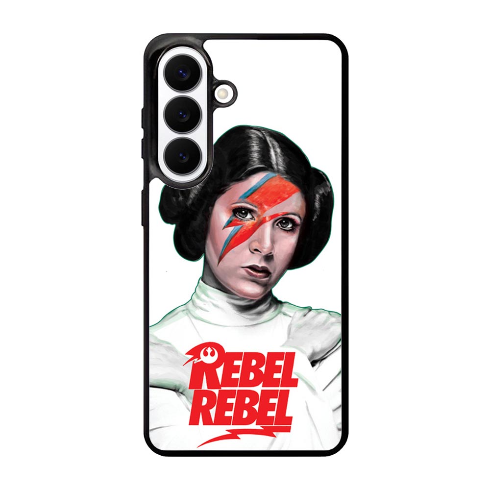 Rebel Rebel Princess Leia Samsung Galaxy S26 phone case with DC1564 design