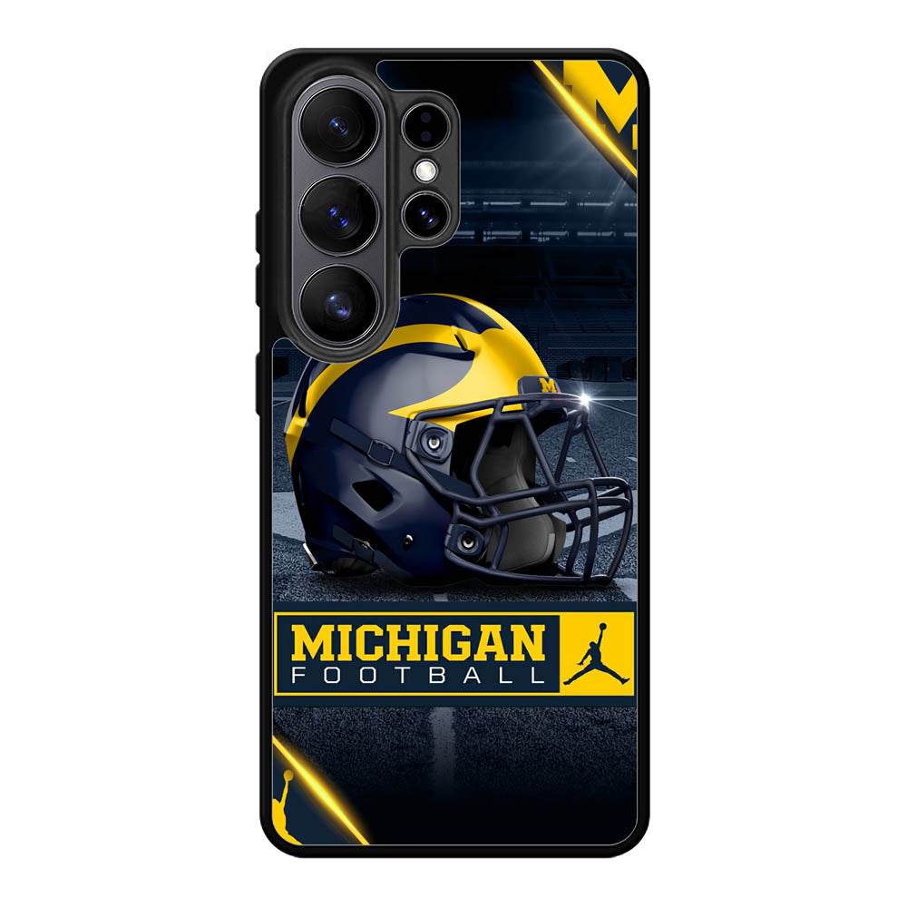 michigan wolverines helmet Samsung Galaxy S26 Ultra phone case