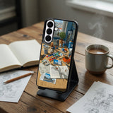 Art Studio Desk Phone Case – Protective Artist Case Compatible with iPhone, Samsung & Google Pixel