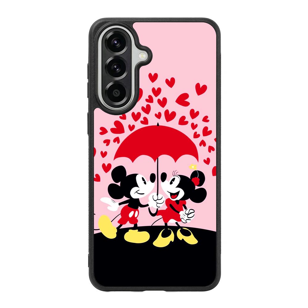 Mickey And Minnie Mouse Rain Love Samsung Galaxy A37 Case