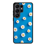 Daisy Blue Background Samsung Galaxy S26 Ultra Case