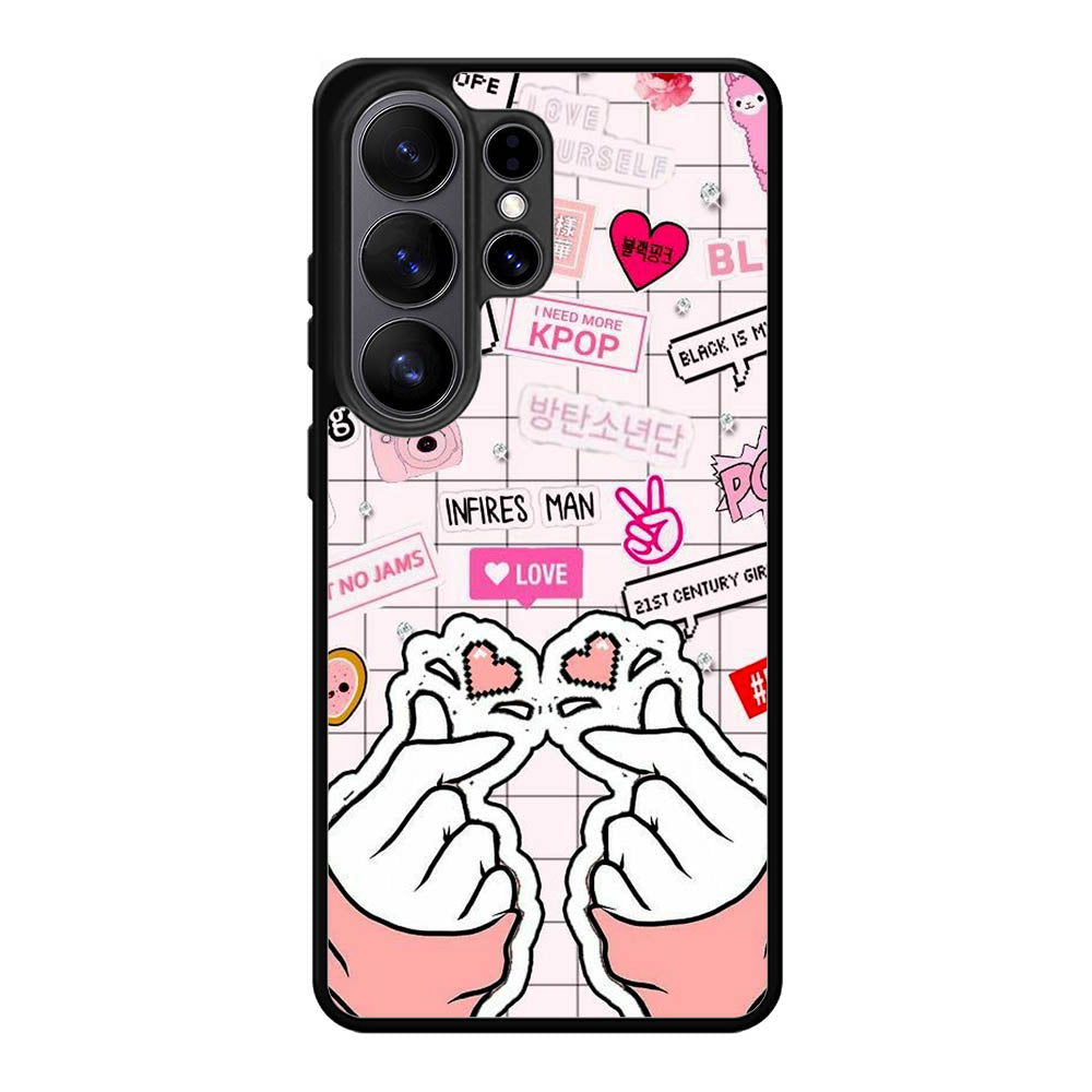 Fangirl Kpop Quotes Samsung Galaxy S26 Ultra phone case