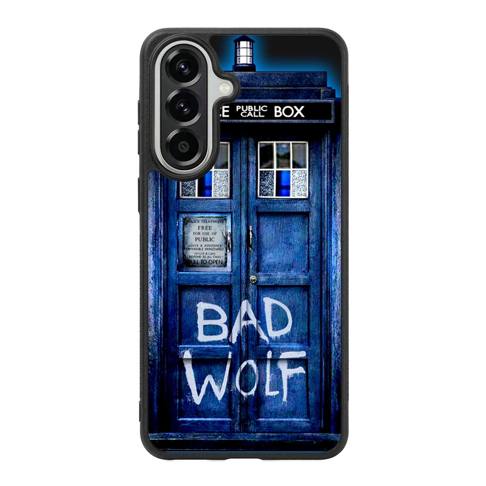 Doctor Who TARDIS Bad Wolf Blue Samsung Galaxy A57 Case